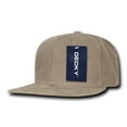 thumbnail image 1 of Decky 1076 6 Panel High Profile Structured Corduroy Snapback Hat-Khaki, 1 of 6