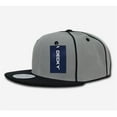 thumbnail image 1 of Piped Crown Snapbacks, Black, 1 of 6