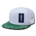 thumbnail image 1 of Decky 1083 6 Panel High Profile Structured Bandanna Bill Trucker Hat-White/Kelly, 1 of 4