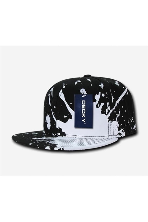 Splat Snapbacks, Black