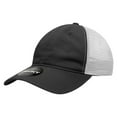 thumbnail image 1 of Decky 120 6 Panel Low Profile Relaxed Cotton Trucker Hat-Black/Black/White, 1 of 3