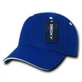 thumbnail image 1 of Decky 2003 Sandwich Visor Baseball Caps, Ryl/Wht, 1 of 1