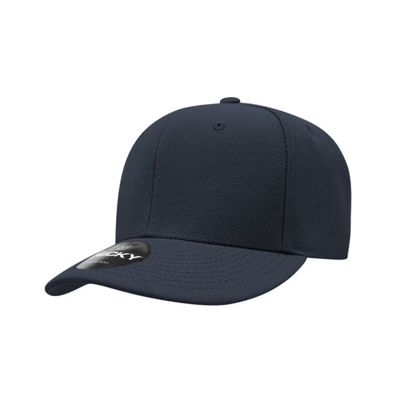 Decky 206 6 Panel Low Profile Structured Acrylic/Polyester Cap-Navy