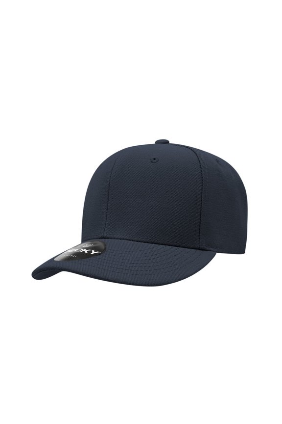 206 6 Panel Low Profile Structured Acrylic/Polyester Cap-Navy