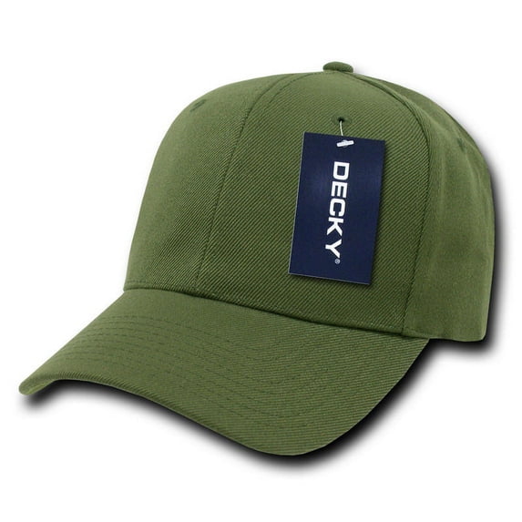 Decky 207 Deluxe Baseball Caps, Olive
