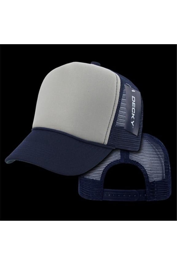 212 Ind. Mesh Cap, Nvy/Gry [V02-M12-F15]