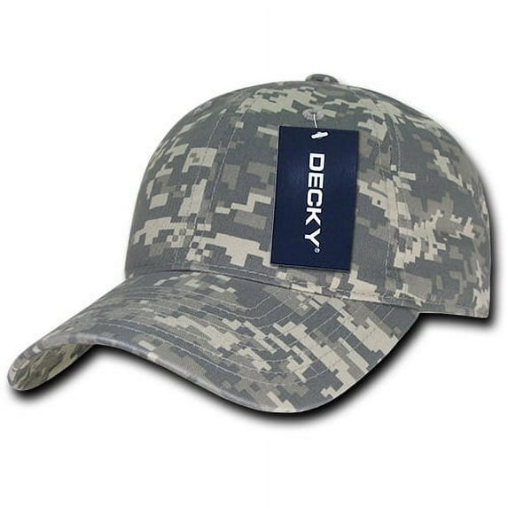 Decky 216 Relaxed Cotton Camo Caps, ACU