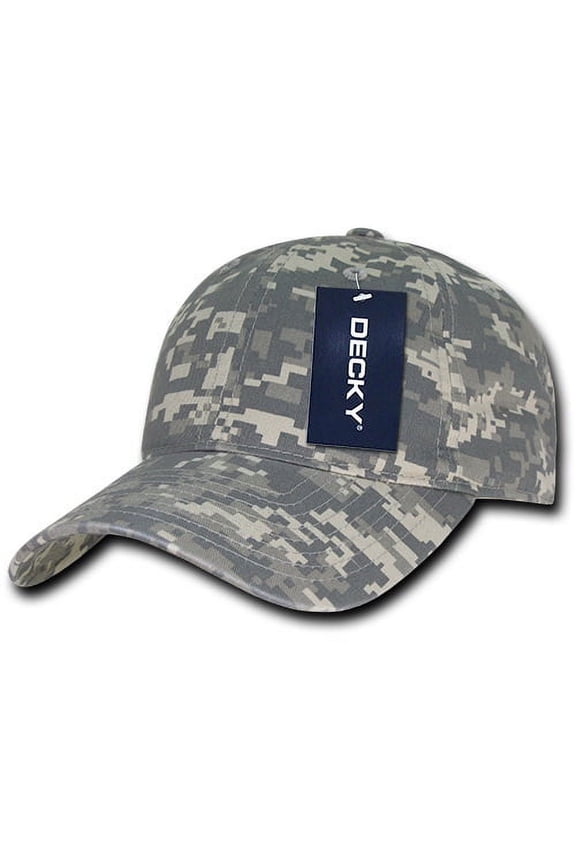 216 Relaxed Cotton Camo Caps, ACU