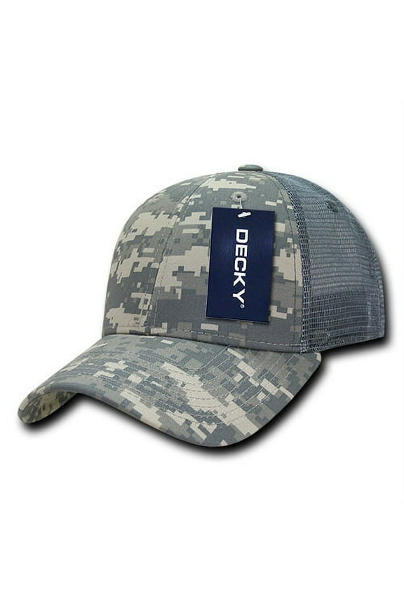 218 Structured Camo Trucker Caps, ACU