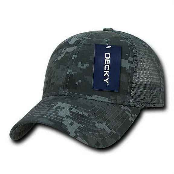 Decky 218 Structured Camo Trucker Caps, MN Digit.