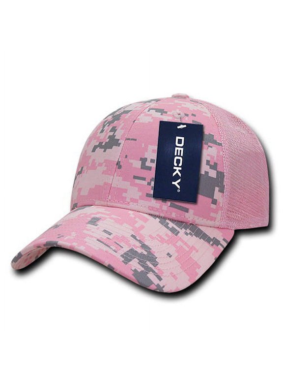 218 Structured Camo Trucker Caps, PKD