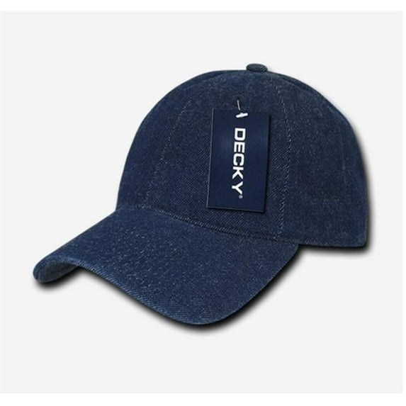 Decky 235-DK - BLU Relaxed Heavy Duty Denim Cap - Dark Blue