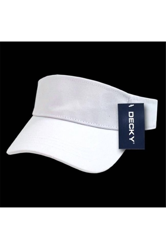 3001-WHT Sports Visor, White