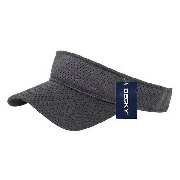 Decky 3014 Mesh Jersey Visors, Dark Grey