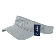 Decky 3014 Mesh Jersey Visor Hat-Grey