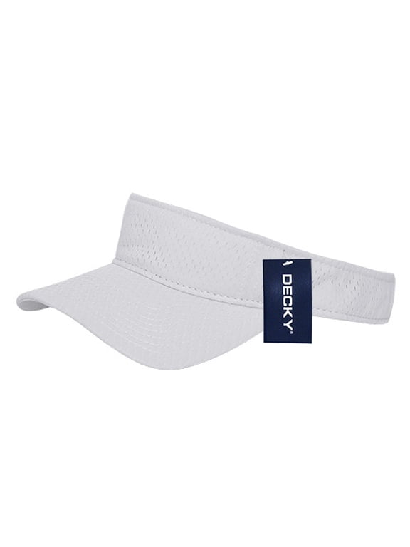 3014 Mesh Jersey Visors, White