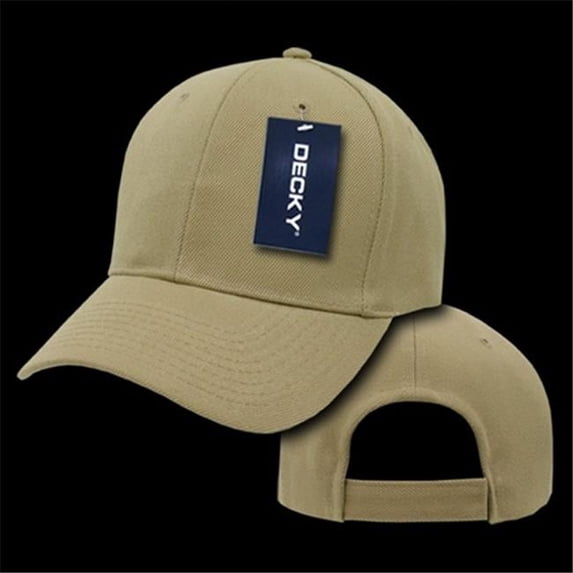 Plain Pro Baseball Caps, Khaki