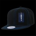 thumbnail image 1 of Contra-Stitch Snapbacks, Black/Royal, 1 of 1