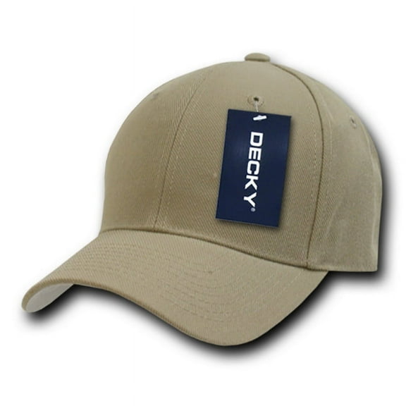 Fitted Caps, Khaki, 6 3/4