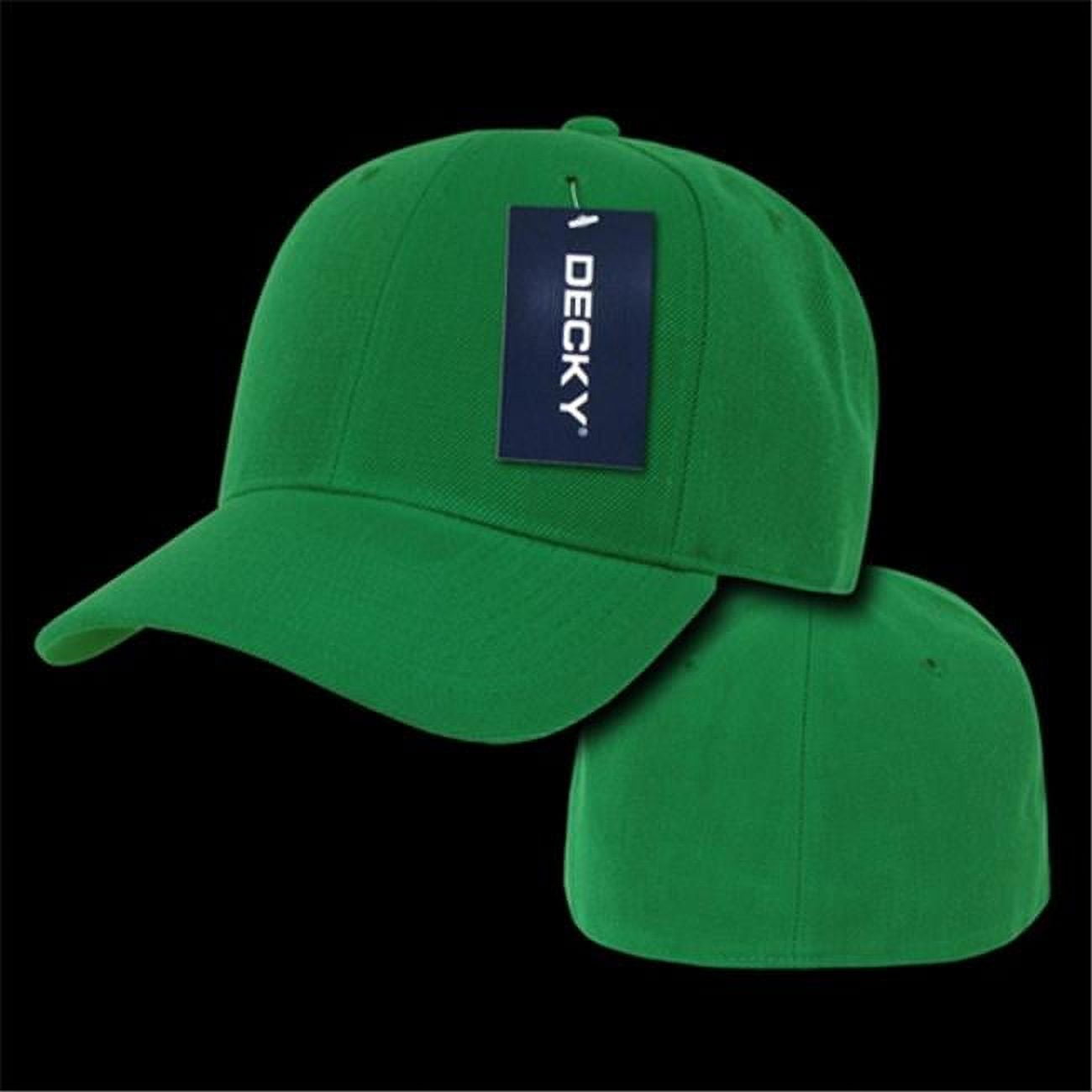 Decky Fitted Baseball Cap - Size 7 1/4, Available In 12 Colors, Acrylic Material