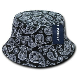 Paisley Bucket Hat, Navy, S_M - Walmart.com