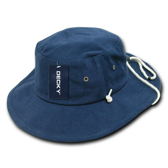 Decky 510-PL-NVY-06 Plain Aussie Hat, Small & Medium - Navy