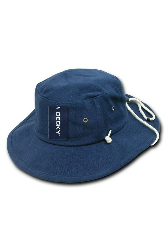 Aussie Hat Plain, Navy, L_XL