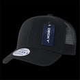 thumbnail image 1 of 6 Panel Curve Bill Trucker Caps, Black, 1 of 2