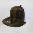 thumbnail image 1 of Decky 6015 6 Panel High Profile Structured Plaid Trucker Hat-128/White, 1 of 1