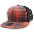 thumbnail image 1 of Decky 6016 6 Panel High Profile Structured Plaid Trucker Hat-124/Black, 1 of 3