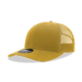 thumbnail image 1 of Decky 6021 6 Panel Mid Profile Structured Cotton Blend Trucker-Gold, 1 of 3