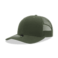 thumbnail image 1 of Decky 6021 6 Panel Mid Profile Structured Cotton Blend Trucker-Olive, 1 of 3