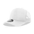 thumbnail image 1 of Decky 6025 5 Panel Mid Profile Structured Foam Trucker Hat-White, 1 of 1