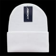thumbnail image 1 of Acrylic Knit Caps, White, 1 of 2
