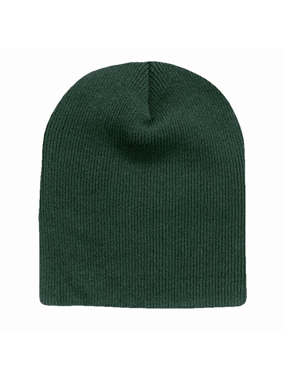 614 Acrylic/Polyester Short Beanies Hat-Forest