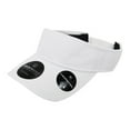 thumbnail image 1 of Decky 6204 Dimple Patterned Sun Visors Hat-White, 1 of 7