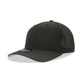 thumbnail image 1 of Decky 6225 5 Panel Mid Profile Structured Perforated Performance Cap-Black, 1 of 1