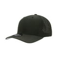 thumbnail image 1 of Decky 6227 6 Panel Mid Profile Structured Perforated Performance Cap-Black, 1 of 1