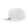 thumbnail image 1 of Decky 6228 6 Panel High Profile Structured Perforated Performance Snapback-White, 1 of 1
