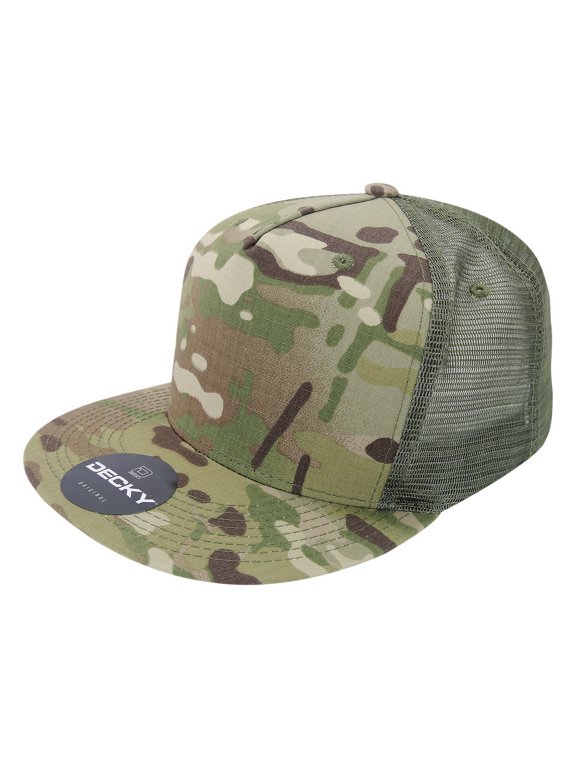 6304 MULTICAM 5 Panel Trucker Hat-MTC/MTC/OLV