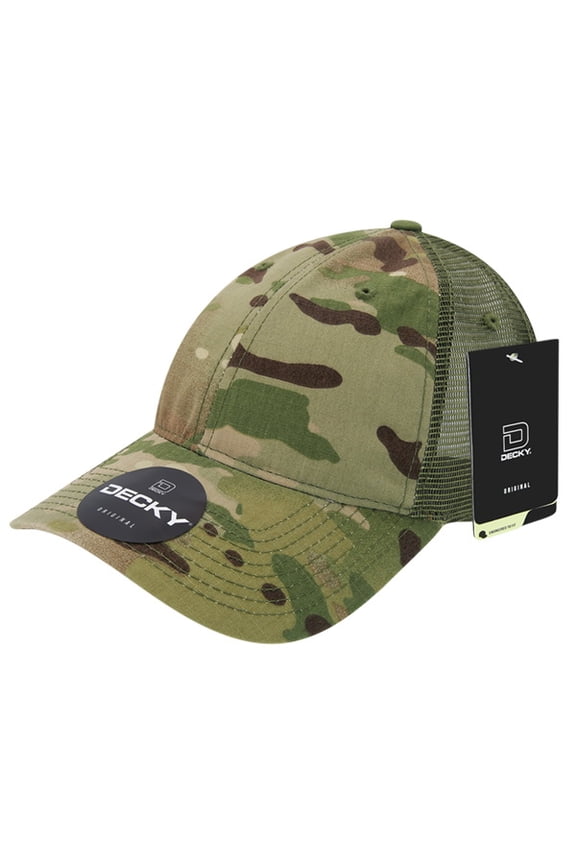 6305 MULTICAM Relaxed L/C Trucker Hat-MTC/MTC/OLV