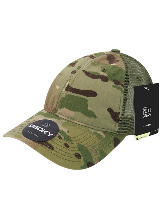 6305 MULTICAM Relaxed L/C Trucker Hat-MTC/MTC/OLV