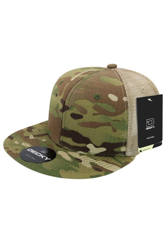 6307 MULTICAM H/C Trucker Hat-MTC/MTC/Khaki