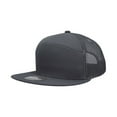 thumbnail image 1 of Decky 7 Panel Trucker Caps - Charcoal, 1 of 5
