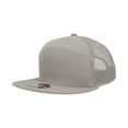 thumbnail image 1 of Decky 1133 7 Panel High Profile Structured Cotton Blend Trucker-Grey, 1 of 5