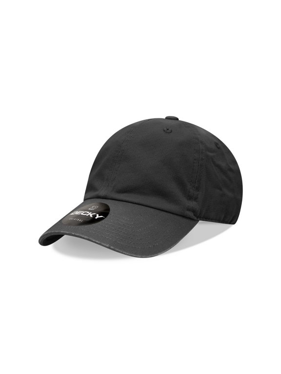 7005 Youth 6 Panel Low Profile Relaxed Cotton Cap-Black