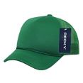 thumbnail image 1 of Decky 7010 Youth 5 Panel Mid Profile Structured Foam Trucker Hat-Kelly, 1 of 1