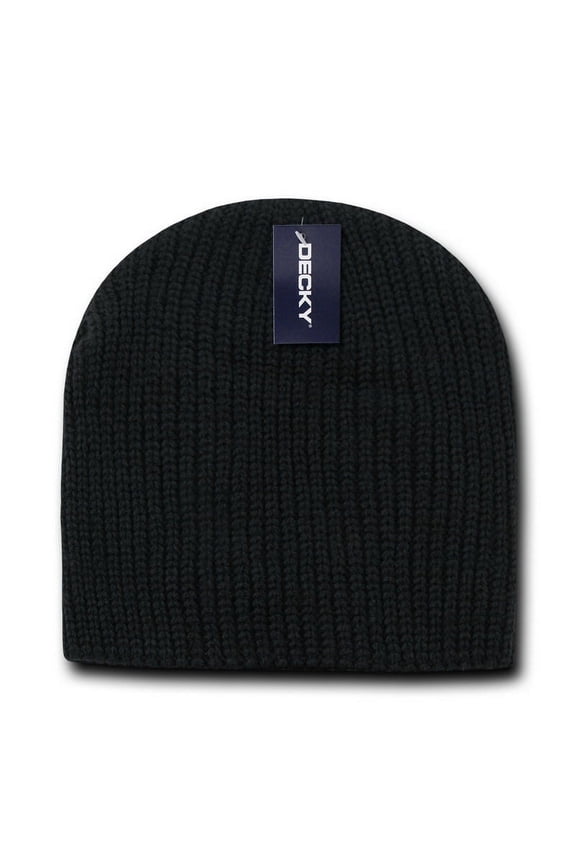 8011 Waffle Beanies, Black
