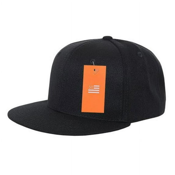 Decky 805-BLK TearAway Acrylic Snapback, Black