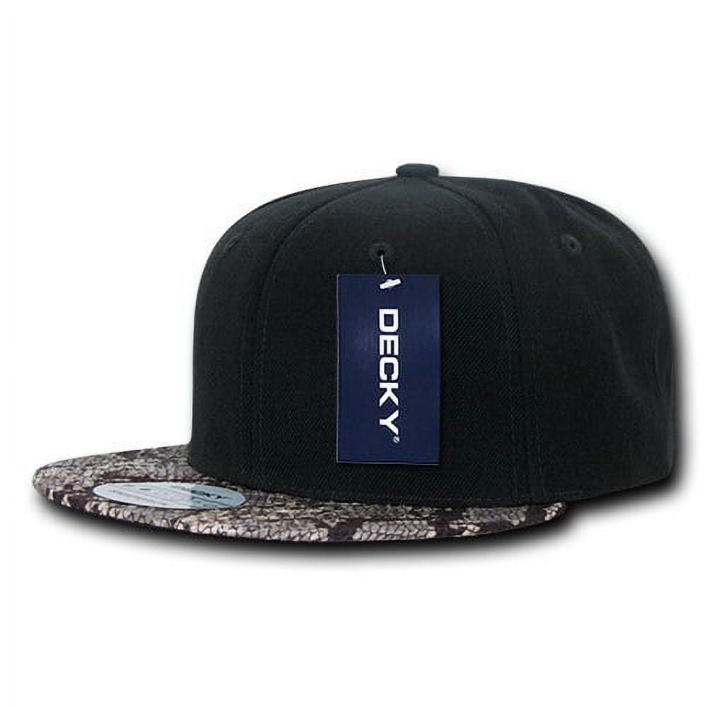 帽子 y-style 2nd Decky 987-SNAKE2 Animal Pattern Snapback, Snake Brown